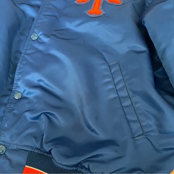 New York Mets Vintage Jacket by Starter XL - Picture 8 of 9